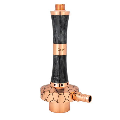 Modern design Dum SS68 Kazan Small Black Gold shisha