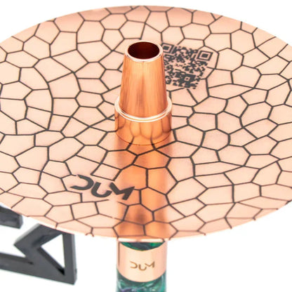 Dum SS68 Kazan Small Rainbow Gold waterpijp met regenboog vaas