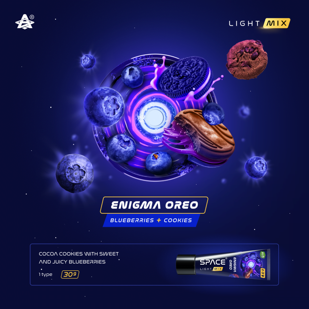 Space Smoke Enigma Oreo 30gr - Shisha Smaak
