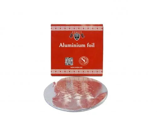 Aluminium folie met gaten 100stuks - Shisha Smaak