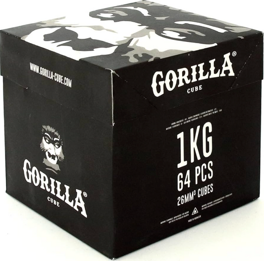 Gorilla kolen 26mm 1KG natuurlijke shisha waterpijp kolen kubusvorm
