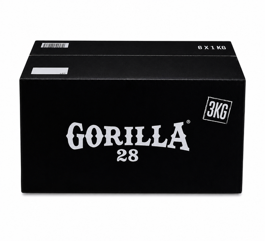 Gorilla kolen 28mm 3KG natuurlijke shisha waterpijp kolen kubusvorm