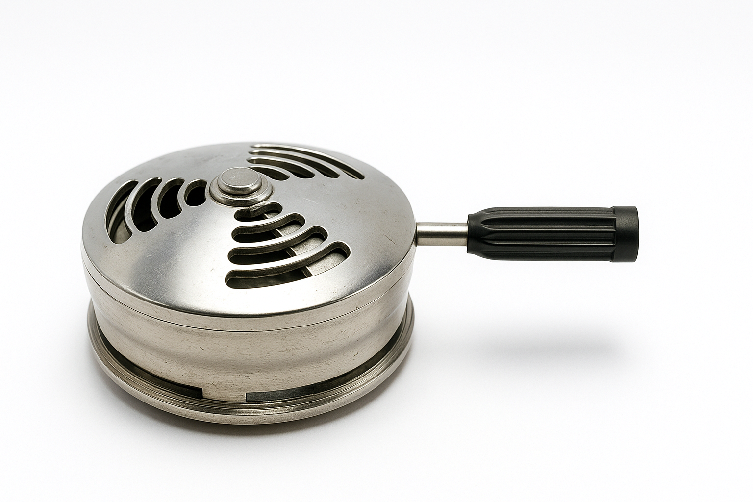 HMD Heat Management Device – aluminium shisha warmteregelaar met handgreep