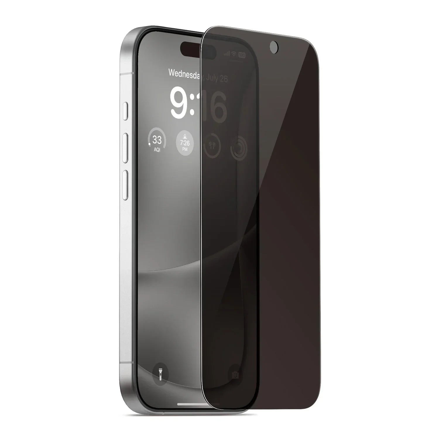 iPhone 16 Pro Privacy Screen Protector – Gehard Glas & Anti-Spy Bescherming - Shisha Smaak