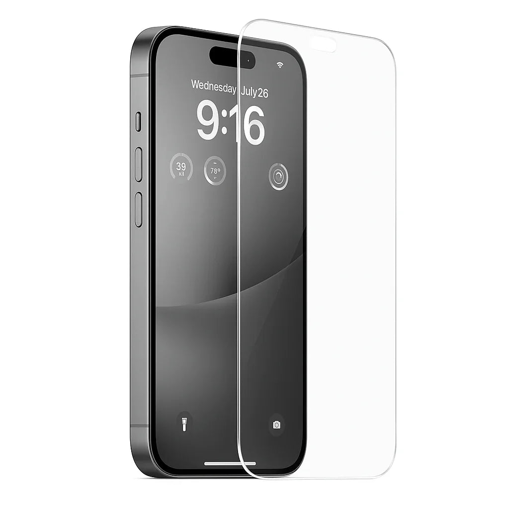 iPhone 16 Pro Screen Protector – Clear Gehard Glas, Kras- en Stootbestendig - Shisha Smaak