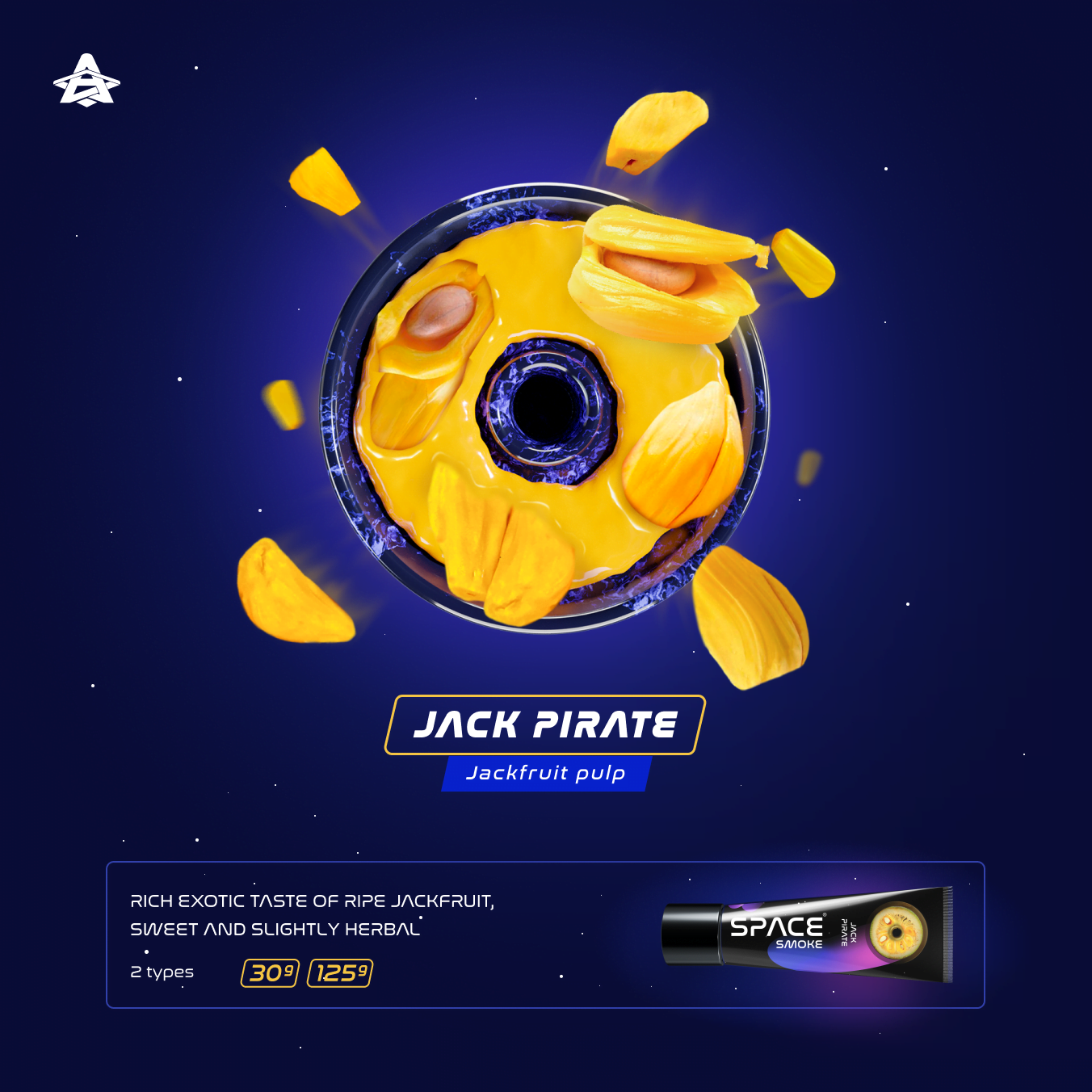 Space Smoke Jack Pirate 125Gr - Shisha Smaak