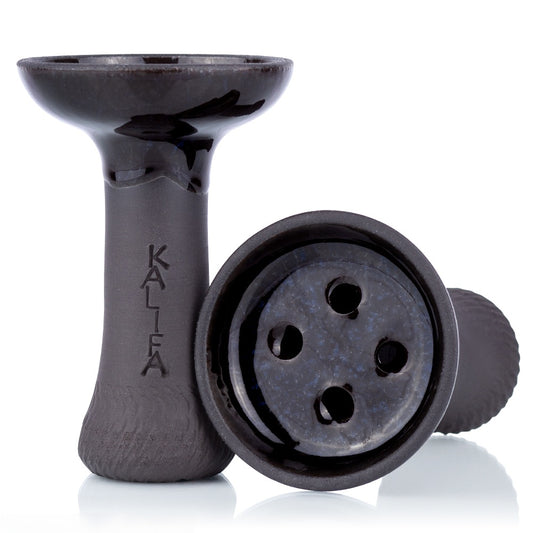 Kalifa Classic Midnight – zwarte vortex shisha tabakskop, handgemaakt in Duitsland en geschikt voor Kaloud Lotus of HMD”