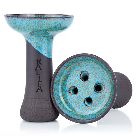 Kalifa Classic Neptun – blauwe vortex shisha tabakskop, handgemaakt in Duitsland en geschikt voor Kaloud Lotus en HMD