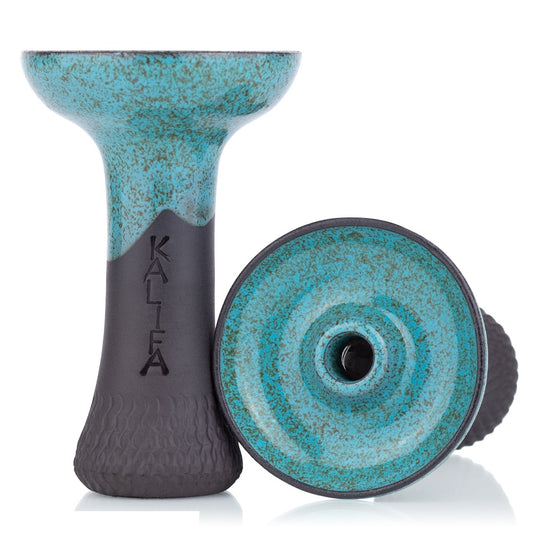 Kalifa Phunnel Neptun – Handgemaakte Shisha Tabakskop blauw-groene