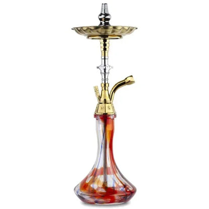 Khan Al Khalily Panoramix C shisha rood traditioneel ontwerp