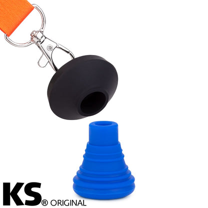 KS hygiene mondstuk Appolino blauw met draagkoord hygiënisch shisha accessoire voor waterpijp