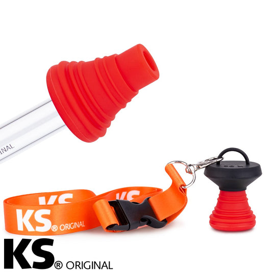 KS hygiene mondstuk Appolino rood voorkant hygiënisch shisha mondstuk voor waterpijp