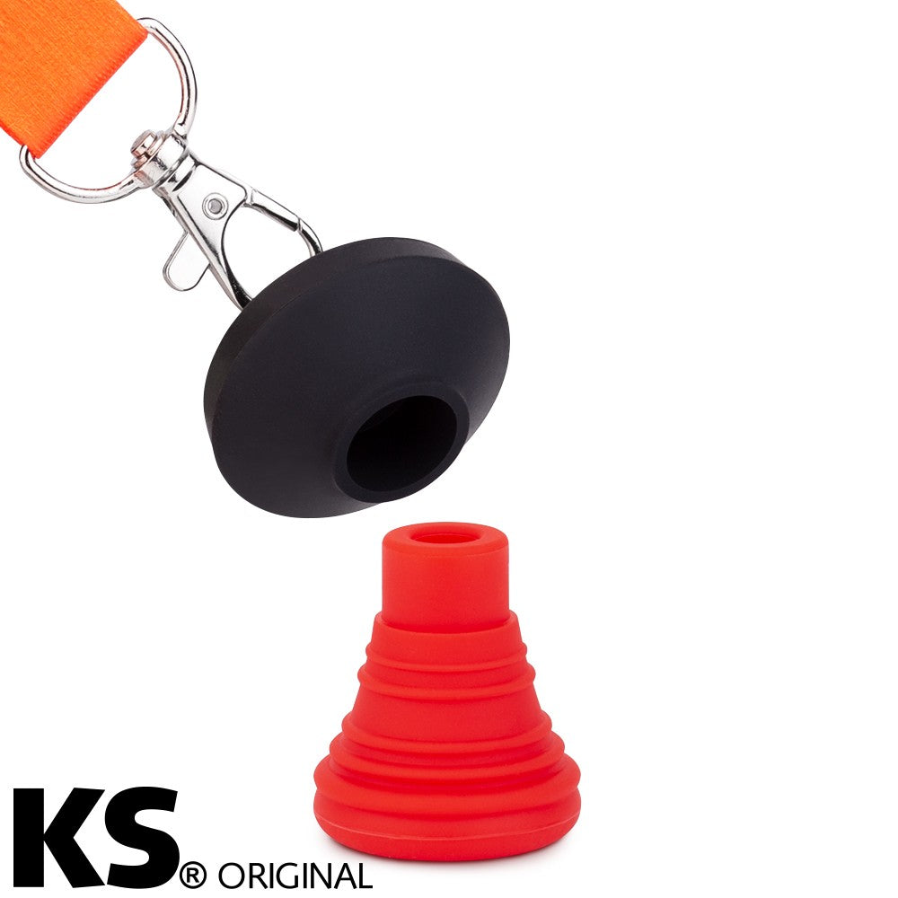 KS hygiene mondstuk Appolino rood met draagkoord hygiënisch shisha accessoire voor waterpijp