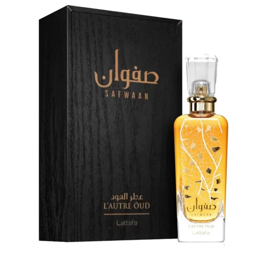 Lattafa Safwaan Lautre Oud – Rijk en Krachtig Oud Parfum - Shisha Smaak