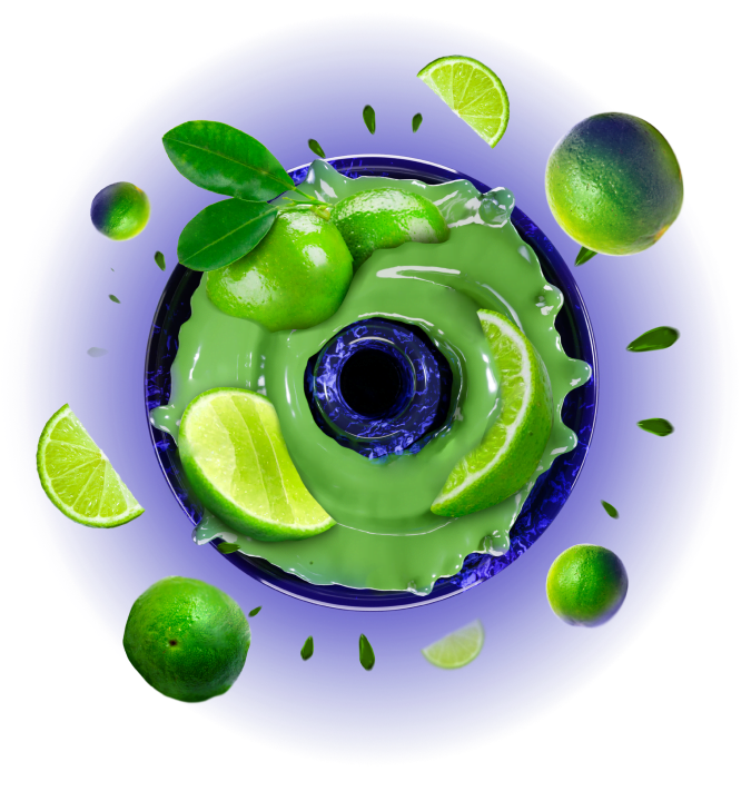 Space Smoke LeLime 125Gr - Shisha Smaak