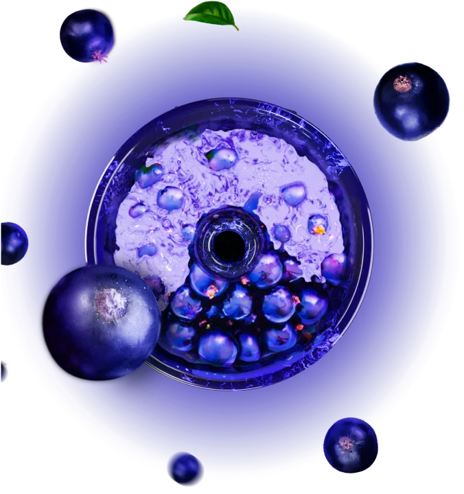 Space Smoke Moon BlackCurrant 125Gr - Shisha Smaak