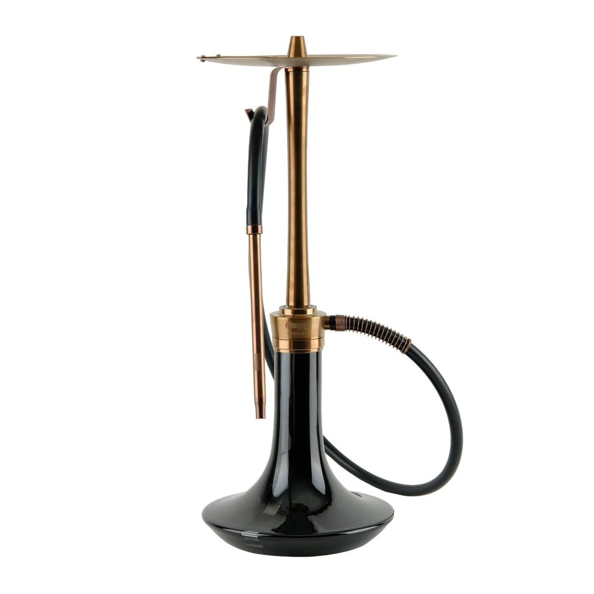 Oduman Cosmo Bronze Body hookah of 60 cm with a black glass base