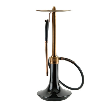 Oduman Cosmo Bronze Body hookah of 60 cm with a black glass base