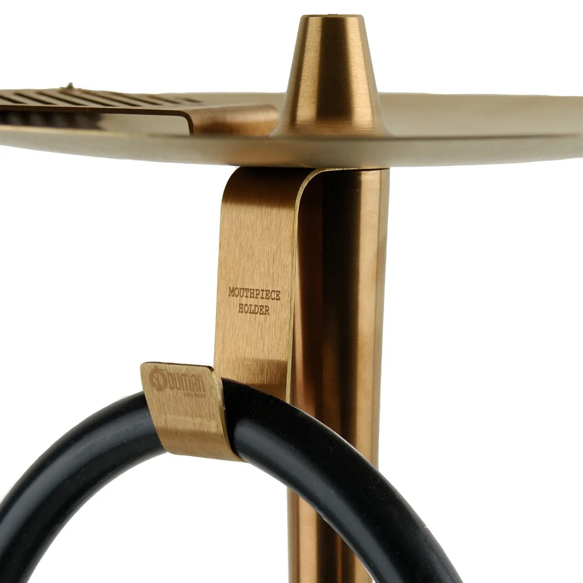 Mouthpiece holder and hose holder on the stem of the Oduman Cosmo