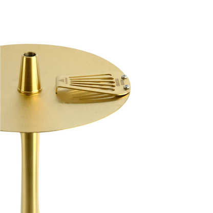 Oduman Infinity Wit/Goud shisha – elegante witte en gouden waterpijp met mondstukhouder en kolenplateau