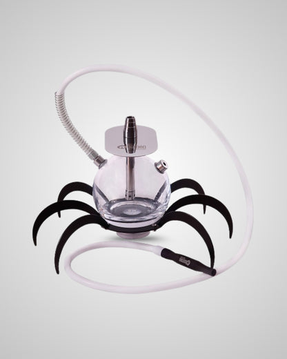 Oduman Micro compacte reisshisha – draagbare waterpijp van glas en RVS