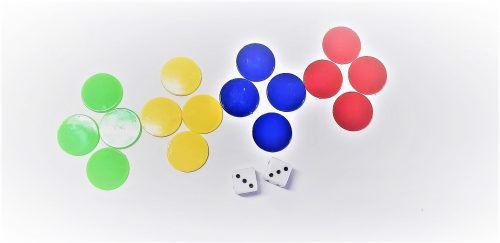 Parchee spelbord 40cm met stevige opvouwbare constructie