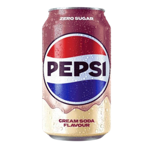 Pepsi Cream Soda 330ml – Romige Vanille Frisdrank met Unieke Smaak