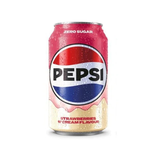 Pepsi Strawberry & Cream 330ml – Unieke Aardbei & Room Frisdrank