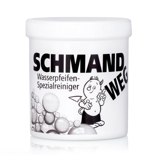 “Schmand Weg 150g – shisha reinigingspoeder voor glasvazen en waterpijp onderhoud”