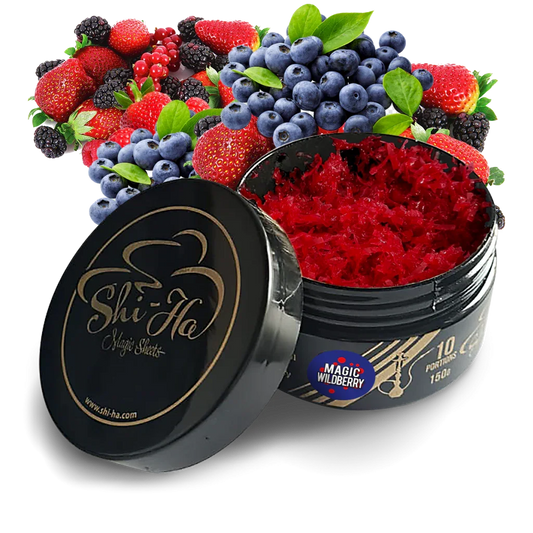 Shi-Ha Magic Wildberry 150gr – Waterpijptabak zonder nicotine | Alternatief voor Adalya Freshberry - Shisha Smaak