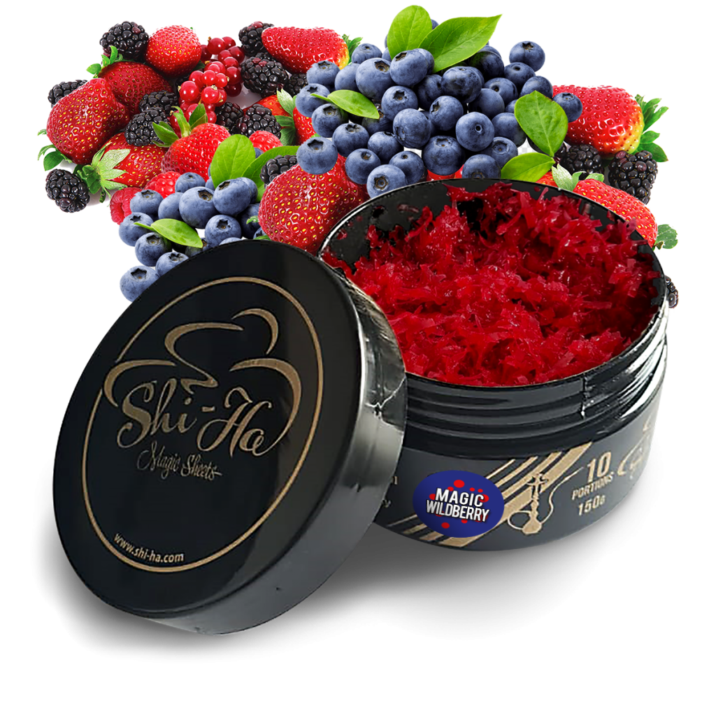 Shi-Ha Magic Wildberry 150gr – alternatief voor Adalya Freshberry, fruitige bessensmaak zonder nicotine