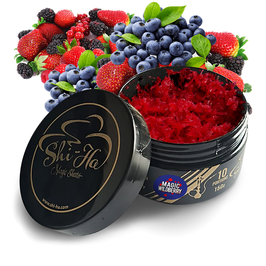Shi-Ha Magic Wildberry 150gr – alternatief voor Adalya Freshberry, fruitige bessensmaak zonder nicotine