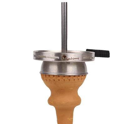 shisha Insteek tabakskop set (Tonkopf) van natuurklei met roestvrijstalen hotscreen voor shisha