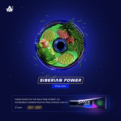 Space Smoke Siberian Power 125Gr - Shisha Smaak
