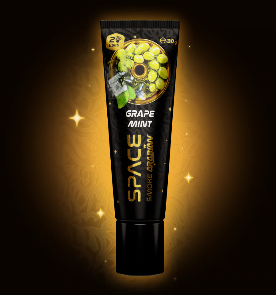 Space Smoke Arabian - Grape Mint - Shisha Smaak