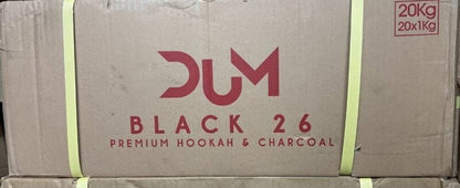 Dum 26mm Black Kolen 20 KG - Shisha Smaak