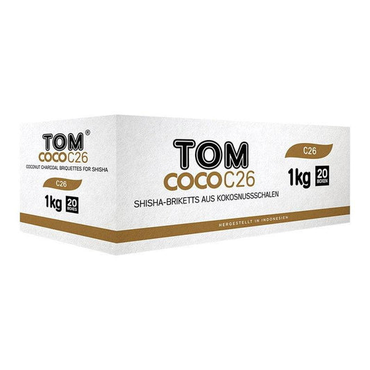 Tom Cococha Gold 26mm Kolen 20 KG - Shisha Smaak