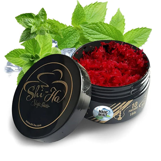 Shi-Ha Magic Mint 150gr – Waterpijptabak zonder nicotine | Alternatief voor Al Fakher Mint - Shisha Smaak