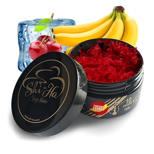 Shi-Ha Cherry Banana 150gr – mix van Al Fakher Cherry en Banana, zoete en romige smaak