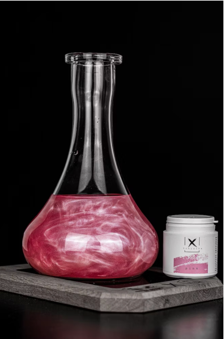 XSchischa Pink Sparkle kleurstof voor waterpijp met roze sparkle effect